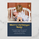 Search for blue and gold christmas invitations Real gold foil