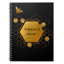Search for bee notebooks Black and gold