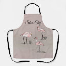 Search for flamingo kids aprons Watercolor