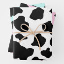 Search for cow spots wrapping paper Black and white