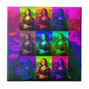 Search for pop art tiles Mona lisa