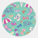 Search for bicycle pattern stickers Butterfly