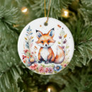 Search for baby fox christmas tree decorations Forest