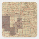 Search for us map stickers West