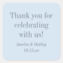 Search for square thank you wedding stickers Classic