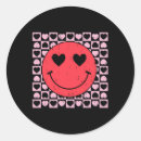 Search for happy face hearts stickers Valentine
