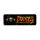 Search for gothic style return address labels Halloween
