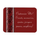 Search for red stripes magnets Vintage