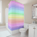 Search for rainbow stripes shower curtains Geometric