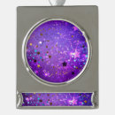 Search for purple and silver christmas tree decorations Violet