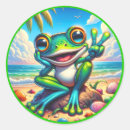Search for cool frog stickers Round