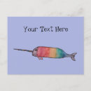 Search for narwhal postcards Rainbow