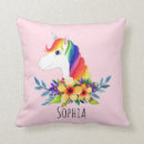 Search for cute unicorn cushions Girly