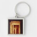 Search for treasure square key rings Egyptian