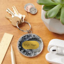 Search for black marble key rings Gold foil