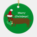 Search for doxie christmas tree decorations Whimsical