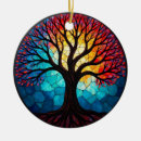 Search for stained glass window christmas tree decorations Blue