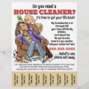 Search for housecleaning flyers Cleaning service