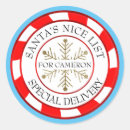 Search for nice list stickers From santa