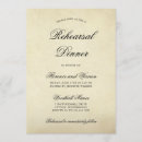 Search for vintage rehearsal dinner invitations Antique