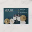 Search for drum business cards Professional