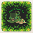 Search for pub coasters Shamrocks