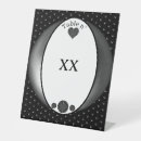 Search for black lace table table cards Black and white