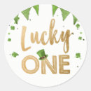 Search for st patricks day birthday party stickers Clover