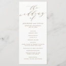 Search for gold wedding programs Chic