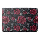 Search for burgundy bath mats Black