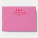 Search for pink wedding envelopes Minimalist