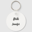 Search for bride wedding key rings Black and white