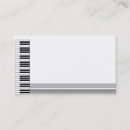Search for piano business cards Teacher