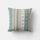 Search for teal and brown cushions Stripes