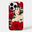 Search for valentine rose iphone cases Red