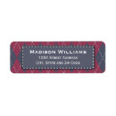Search for argyle return address labels Pink