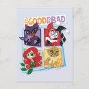 Search for villains postcards Harley quinn