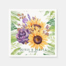 Search for purple sunflower weddings Watercolor