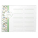 Search for shopping list notepads Flowers
