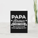 Search for knows everything cards Dads