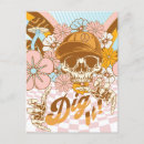 Search for floral skull postcards Colourful