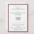 Search for logo dark invitations Company event
