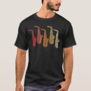 Search for saxaphone tshirts Music