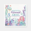 Search for mermaid napkins Our little mermaid
