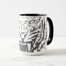 Search for roaring tiger mugs Wild animal