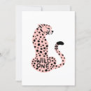 Search for cheetah 1st birthday invitations Party animals
