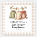 Search for ugly sweater stickers Baby shower
