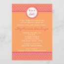 Search for pink and orange baby shower invitations Trendy