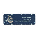 Search for blue whale return address labels Watercolor