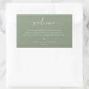 Search for welcome to wedding stickers Elegant